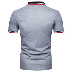 Polos hechos a medida para hombre, nuevos polos de verano de Color sólido para hombre, manga corta, transpirables, marca anti-pilling, polos de talla grande para hombre - Product Image 3