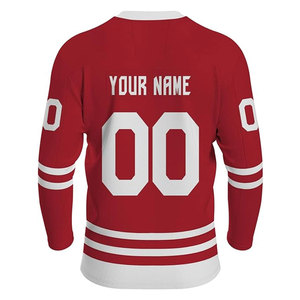 Prix raisonnable, style unique et meilleure qualité, maillot de hockey sur glace personnalisé en gros, uniforme d'équipe sublimé, OEM - Product Image 4