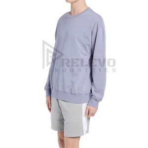 Sweat-shirt thermique à col rond pour homme, produit le plus populaire, épaules tombantes, logo personnalisé, manches longues, sweat-shirts pour homme - Product Image 4