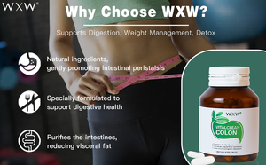Capsules de détoxification du côlon WXW pour adultes, soutien à la santé, pilules pour l'intestin avec chardon-marie, nettoyage du foie et bienfaits amincissants - Product Image 6