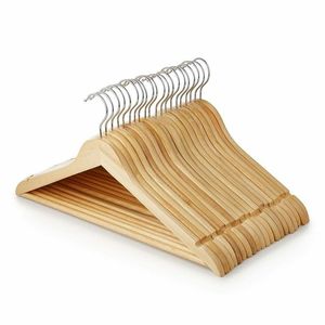 Perchas de madera de estilo Premium para armario, baño, decoración para sala de estar, colgador de ropa elegante - Product Image 5