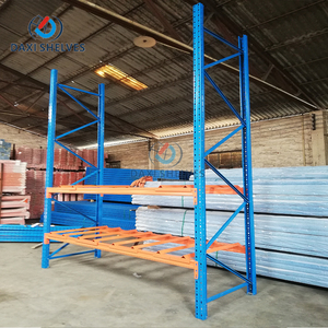 Estanterías Resistentes para Almacén, Color Azul y Naranja, Estantes de Almacenamiento con Repisas - Product Image 1