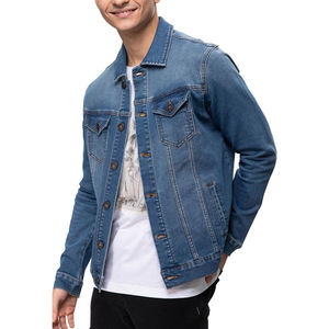 Chaqueta vaquera Vintage informal para hombre, gran oferta, ropa de trabajo de primavera y otoño, ajuste holgado, longitud Regular, nuevo estilo de moda para hombre - Product Image 2
