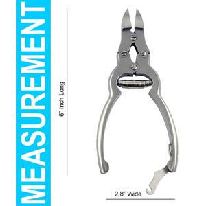 Coupe-ongles en acier inoxydable, outil de soin de beauté de haute qualité, ouverture large pour une coupe précise des ongles, manucure et pédicure - Product Image 4