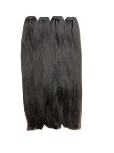 Top qualité 100% extensions de cheveux humains non transformés cuticule aligné naturel droit cheveux vierges tissage pour les femmes noires - Product Image 6