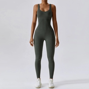 Wholesale Hot <b>Sexy</b> Women's Ribbed Bra Yoga <b>Set</b> Active Gym Wear Seamless 2PC 100% Cotton Eco-Friendly Quick Dry for Women 2026 - Product Image 6