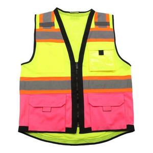 Chaleco de seguridad ajustable duradero Equipo de alta visibilidad reflectante ligero para trabajo al aire libre Construcción y seguridad del tráfico - Product Image 5