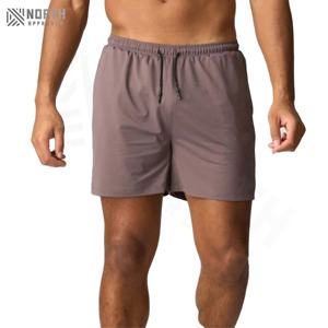 Pantalones Cortos Deportivos de Compresión para Hombre, Ajustados, Casuales, de Poliéster/Algodón, Secado Rápido, Cintura Media, con Cordón, para Gimnasio, Entrenamiento, Verano - Product Image 1