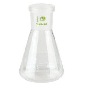 Matraz Erlenmeyer, de cuello estrecho, con unión estándar y graduación, vidrio de borosilicato 3.3 - Product Image 1