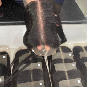 Perruque full hd lace sans colle avec closure, perruque de cheveux humains brut indien vierge à cuticules alignées - Product Image 1