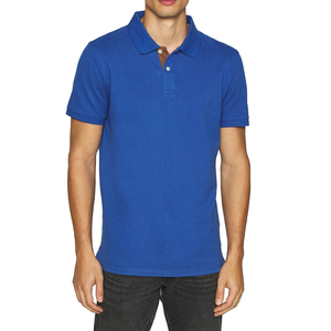 เสื้อยืดสำหรับผู้ชายเสื้อยืดกอล์ฟผ้ากันยับสำหรับผู้ชายสีทึบแห้งเร็วแบบเรียบ - Product Image 3