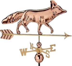 Intricate <b>Animal</b> Sculpture Design Copper Weathervanes for <b>Garden</b> <b>Ornaments</b> Heritage Buildings and Countryside Homes - Product Image 2