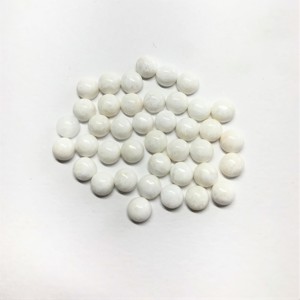 3mm Natural de alta calidad Scolecite cabujón suelto piedra preciosa blanco precio al por mayor piedra a granel tratada térmicamente - Product Image 3