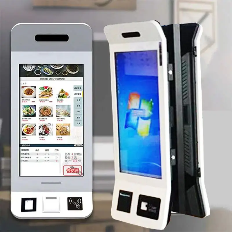Yoursjoys фаст-фуд киоск сенсорный оплаты заказа самостоятельно продукты питания для заказа услуги сенсорный экран киоска в ресторане