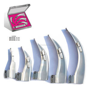 Kit chirurgical de laryngoscope Macintosh, 5 lames, manche manuel, fibre optique, acier inoxydable, réutilisable, certifié CE, usage hospitalier - Product Image 3