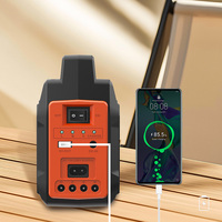 Lampe solaire LED rechargeable mini 4000 mAh pour le camping en plein air, lampe de stockage d'énergie, kit de panneaux solaires pour le camping, la randonnée