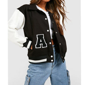 Chaquetas universitarias de diseño personalizado para mujer, ropa informal de estilo lujoso con ropa de invierno de calidad única, chaquetas universitarias cálidas de último diseño - Product Image 5