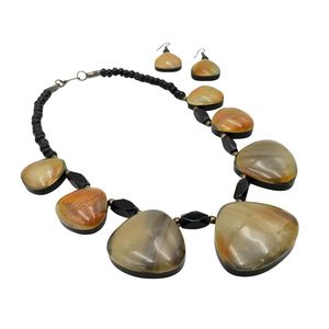 Collar de cuerno de vaca de búfalo natural hermoso hecho a mano para mujer, clásico romántico para aniversario, compromiso, fiestas de boda, regalo - Product Image 6