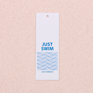 ป้ายแขวนกระดาษรีไซเคิลเป็นมิตรกับสิ่งแวดล้อมสำหรับเสื้อผ้าและรองเท้าพร้อมโลโก้กำหนดรูปร่างและขนาดได้เอง - Product Image 4