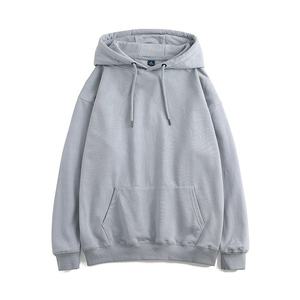 Sudadera atlética en blanco de alta calidad al por mayor sudaderas gruesas de lana en blanco liso sudaderas con capucha de calle lisas personalizadas para hombre - Product Image 1