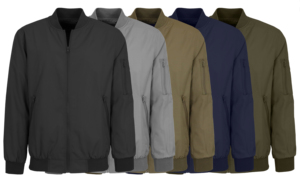 Vestes pour hommes de qualité supérieure en gros, vestes en toile légères et fines pour hommes, coupe-vent décontractée, veste bomber zippée - Product Image 5