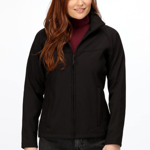 Chaquetas de mujer recién llegadas, chaquetas Softshell al por mayor, prendas de vestir exteriores informales personalizadas 2025, chaqueta de carcasa blanda de poliéster 100% - Product Image 4