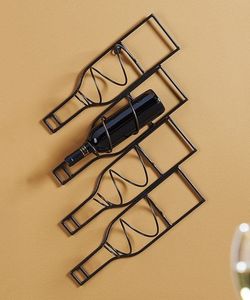 Porte-bouteille de vin en métal créatif porte-bouteille de vin unique en métal décoration de la maison printemps Tricycle Style support de vin - Product Image 4