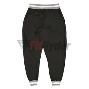 กางเกงวอร์มผู้ชายแบบแห้งเร็วระบายอากาศได้ดีสวมใส่สบายแนวสตรีทพร้อมกางเกงเอวยางยืดตรงดีไซน์ - Product Image 2