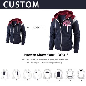 Sudaderas con capucha de buena calidad para hombre de diseño superior en diferentes diseños y colores Sudaderas con capucha de gran tamaño de Venta caliente - Product Image 2