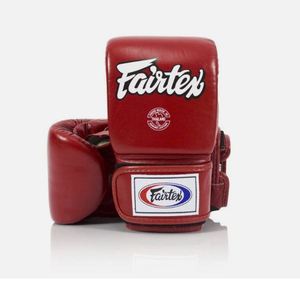 Guantes de entrenamiento de cuero Fairtex TGO3 Diseño de pulgar abierto para Kick Boxing y Muay Thai MMA Training - Product Image 5