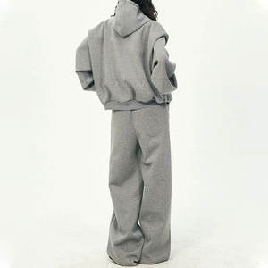 Ensemble de survêtement évasé pour femme en tissu doux, deux pièces avec bas évasé pour un confort quotidien et une tenue facile 2026 - Product Image 2