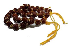 Crystal <b>bracelet</b> Rudraksha for <b>Men</b>/women 5 Face Round <b>Beads</b> <b>Bracelet</b> 8mm Stone Gemstone Fashion <b>Men</b> and Women Gift Energy - Product Image 2