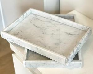 Bandeja de Mármol, Piedra Natural, Ideal para Amantes de la Decoración Minimalista que Buscan Soluciones de Exhibición Duraderas, Funcionales y Visualmente Impresionantes - Product Image 4