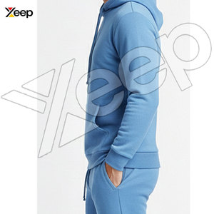 Survêtement décontracté pour homme à capuche, couleur personnalisée, tissu doux, durable, fabriqué en usine - Product Image 4