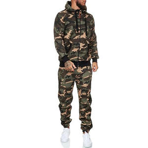 Conjunto Deportivo con Capucha para Hombre, Sudadera con Cierre Completo, Pantalones Joggers, Transpirable, Informal, para Otoño, 100% Poliéster, Corte Regular - Product Image 2