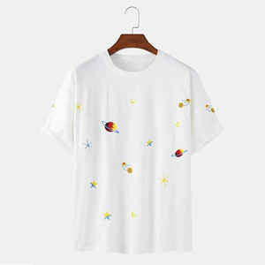 T-shirt à manches courtes d'été 100% coton personnalisé pour hommes dernier modèle tendance Nouveau T-shirt personnalisable pour hommes Polyester/coton - Product Image 5