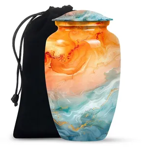 Urnes funéraires abstraites, urnes décoratives, urnes de crémation pour humains - Product Image 1