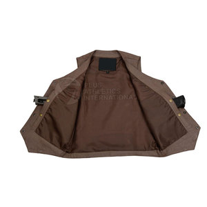 Bonne qualité 100% cuir fait mode gilet prix raisonnable hommes vêtements gilet en cuir - Product Image 3
