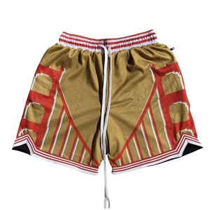Pantalones cortos de malla de alta calidad Pantalones cortos de sublimación personalizados de alta calidad Fabricante de pantalones cortos de malla - Product Image 5