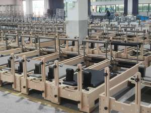 Sistema de Pilates Reformer Clásico Beige para Ejercicio en Casa, con Sistema de Resorte Resistente, Disponible en Almacén de la UE, Listo para Enviar - Product Image 6