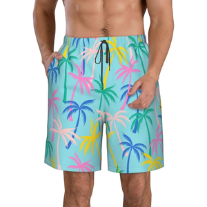 Diseño personalizado traje de baño 100% poliéster secado rápido hombres playa pantalones cortos sublimación impreso transpirable Unisex Board Shorts - Product Image 5