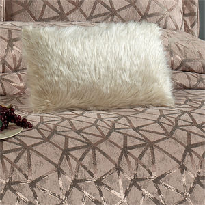 Ensemble de couvre-lit Guzide ELIZ Classic 4 pièces rayé en rose séché, 100% chenille tissée, anti-acariens, lavable, taille King, pour usage domestique - Product Image 4