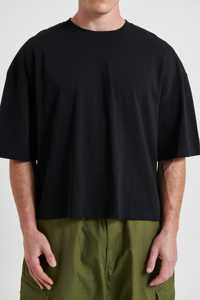 Boxy ajusté du fabricant personnalisé 100% coton T-shirts pour hommes T-shirts lourds grande taille pour hommes avec impression DTG graphique recadrée - Product Image 5