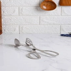 คีมคีบบาร์บีคิวสแตนเลสสำหรับสลัดอาหารทำอาหารน้ำแข็งเกรดสำหรับทำอาหาร - Product Image 2