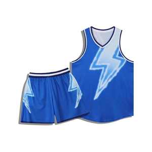 Logotipo personalizado de alta calidad Deportes Sublimación Uniforme de baloncesto en el precio bajo Nuevo estilo y diseño Hombres Baloncesto Jersey Set - Product Image 6