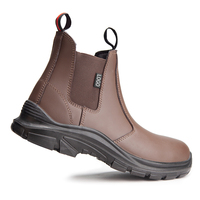 Chaussures de sécurité d'hiver personnalisées pour le soudage, bottes de travail à embout d'acier avec matériau anti-perforation en cuir + PU pour hommes - Pakistan