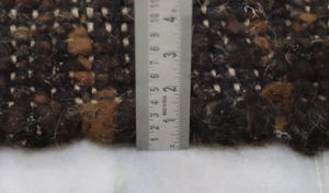 ชุดพรมผ้าฝ้ายผ้าปอกระเจาแบบหนาสีดำงาช้างลายทางที่ทันสมัยมีพู่ดีไซน์แบบกลับด้านได้ - Product Image 3