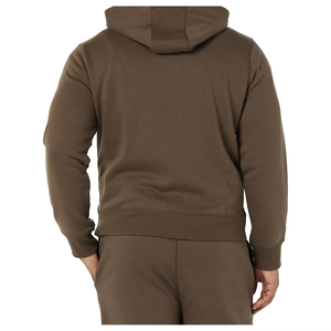 Sudadera con capucha para hombre, transpirable, cómoda, de gramaje pesado, con cremallera completa, logotipo bordado personalizado, alta calidad, 100% algodón polar, para otoño - Product Image 3