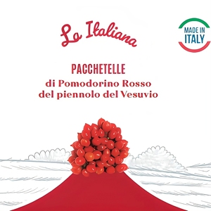 ผลิตภัณฑ์ทำจากอิตาลี,Pomodorino Al Naturale Piennolo Del Vesuvio DOP 580มล. ในเมสันจาร์