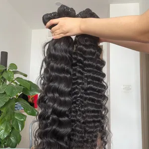 Raw Vietnamese Burmese Hair Unprocessed Raw Virgin Natural Straight Natural Wavy Weave hair bundles